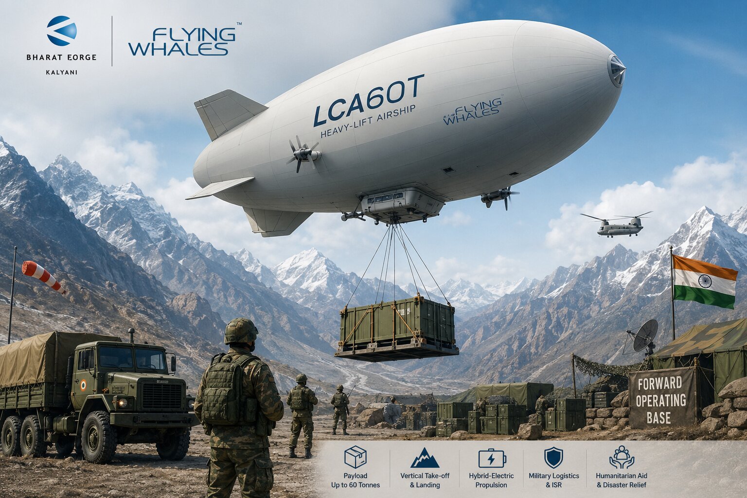Bharat Forge, Flying Whales sign pact to build heavy-lift airships in India