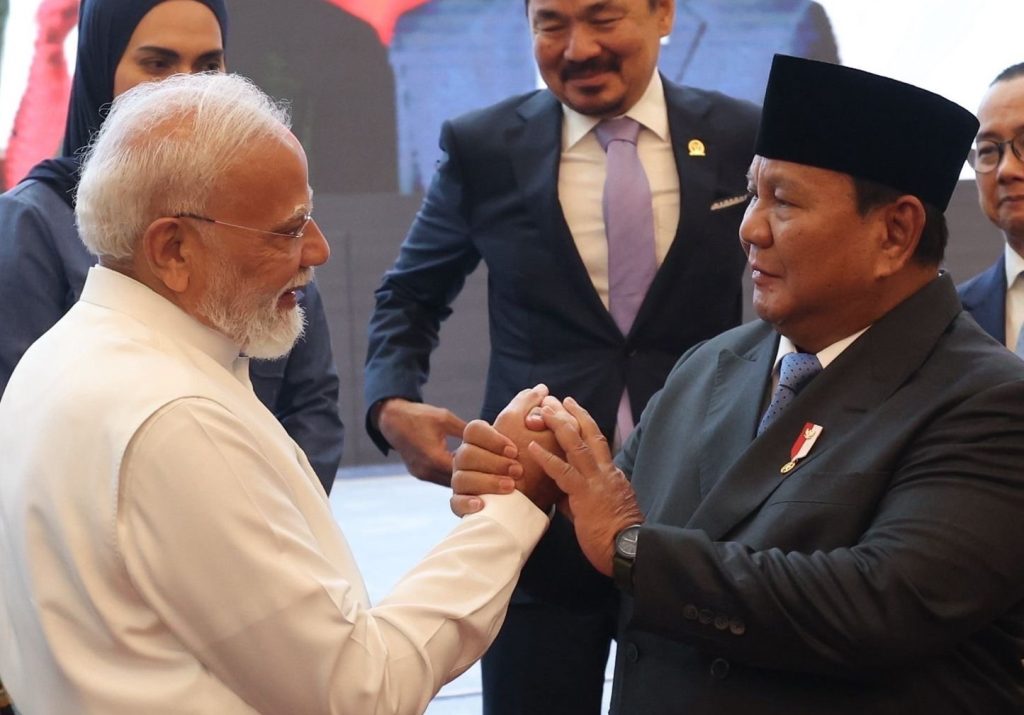 Narendra Modi and Prabowo Subianto