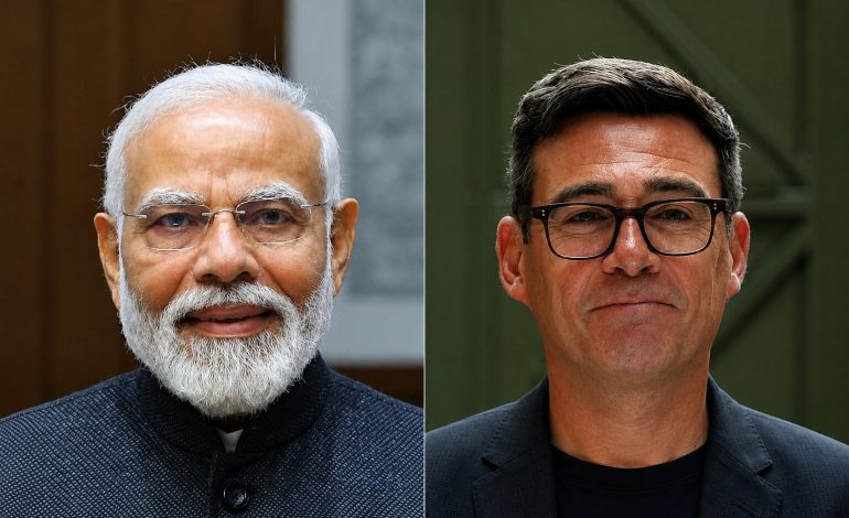 Modi and UK’s Burnham hold first call, back tech and Hormuz de-escalation
