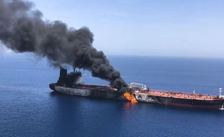 Indian sailor killed as Iranian missiles hit two UAE tankers in Strait of Hormuz