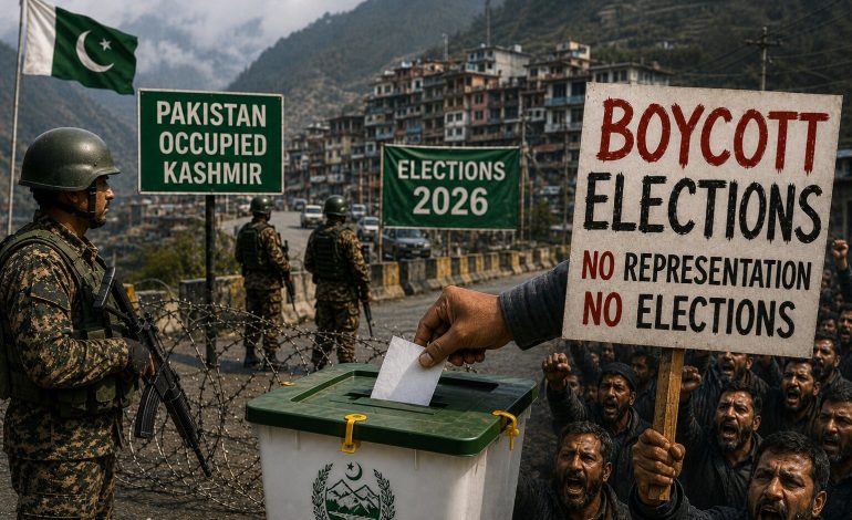 Pakistan-occuped Kashmir votes under heavy guard as boycott calls, rigging claims and a death toll dispute overshadow polling