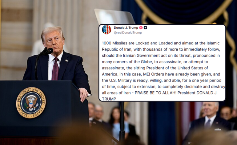 Trump warns Iran over assassination threat as Tehran alleges ceasefire breach