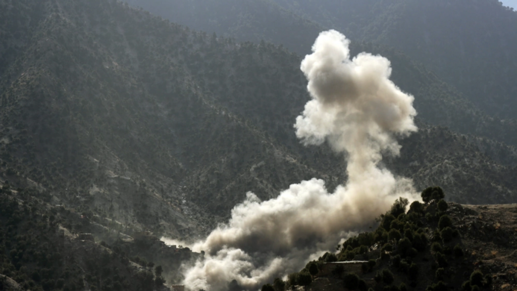 Afghan air force strikes ISIS bases in Pakistan