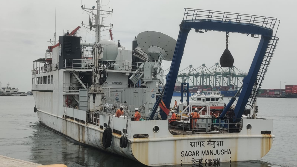 Isro Ship-Borne Terminal, Istarc Ship-Borne Terminal Test, Gaganyaan Mission Tracking System, Niot Sagar Manjusha, Isro Space Mission Tracking