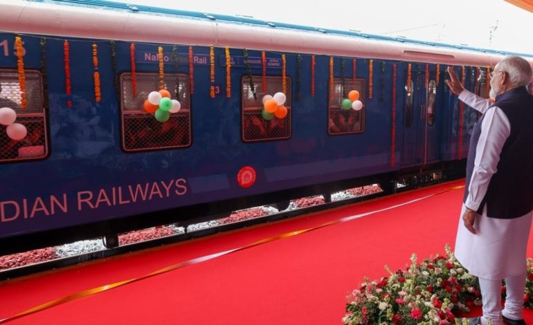 PM Modi launches India’s first hydrogen-powered train, signalling a bigger bet on green energy
