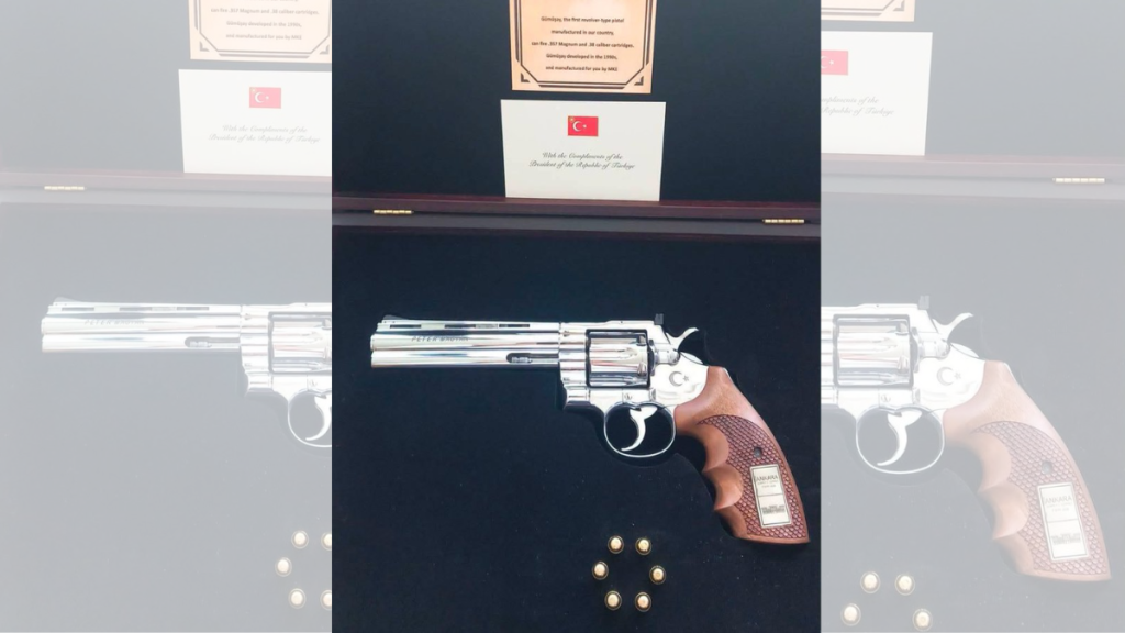 NATO Summit Ankara, NATO Leaders Gift, Erdogan Revolver Gift, NATO Leaders Security Challenge