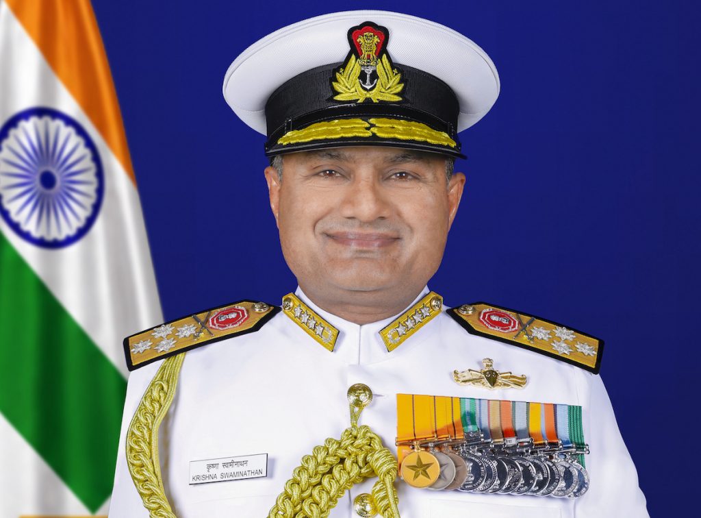 Admiral Krishna Swaminathan.