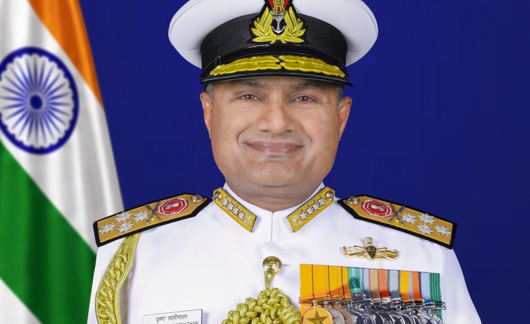 In strategic visit, Indian Navy chief Adm Krishna Swaminathan begins four-day trip to Mauritius