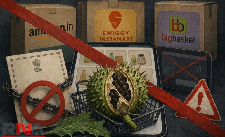 Toxic listings: Karnataka suspends Amazon, Instamart and BigBasket food licences over datura sales