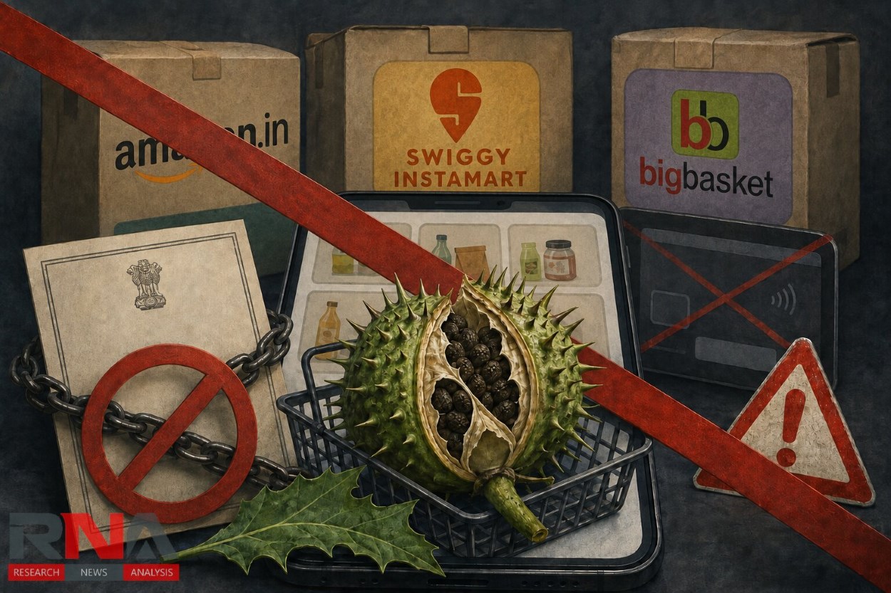Toxic listings: Karnataka suspends Amazon, Instamart and BigBasket food licences over datura sales