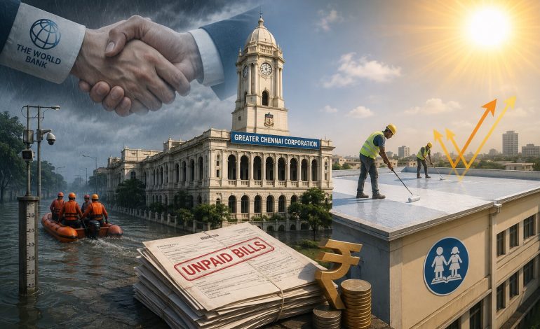 World Bank set to fund Chennai’s flood and cool-roof projects as civic body’s finances crumble