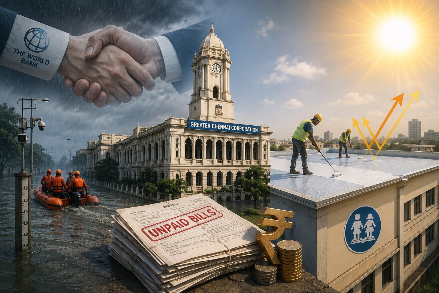 World Bank set to fund Chennai’s flood and cool-roof projects as civic body’s finances crumble