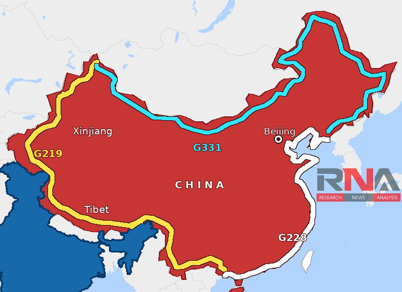 China’s 27,000km ‘golden outer ring’ to link borders and coast by 2030. Why it has strategic implications for India