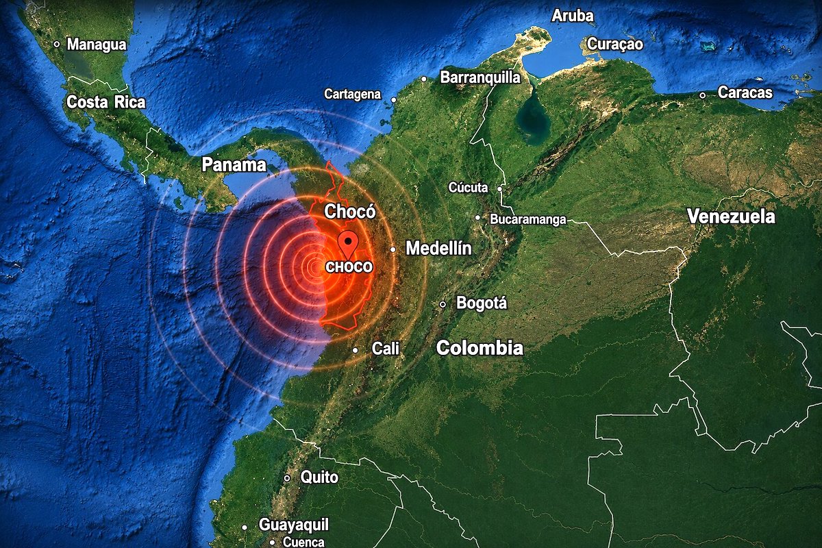7.4-magnitude earthquake strikes western Colombia; injuries, building damage reported in Choco