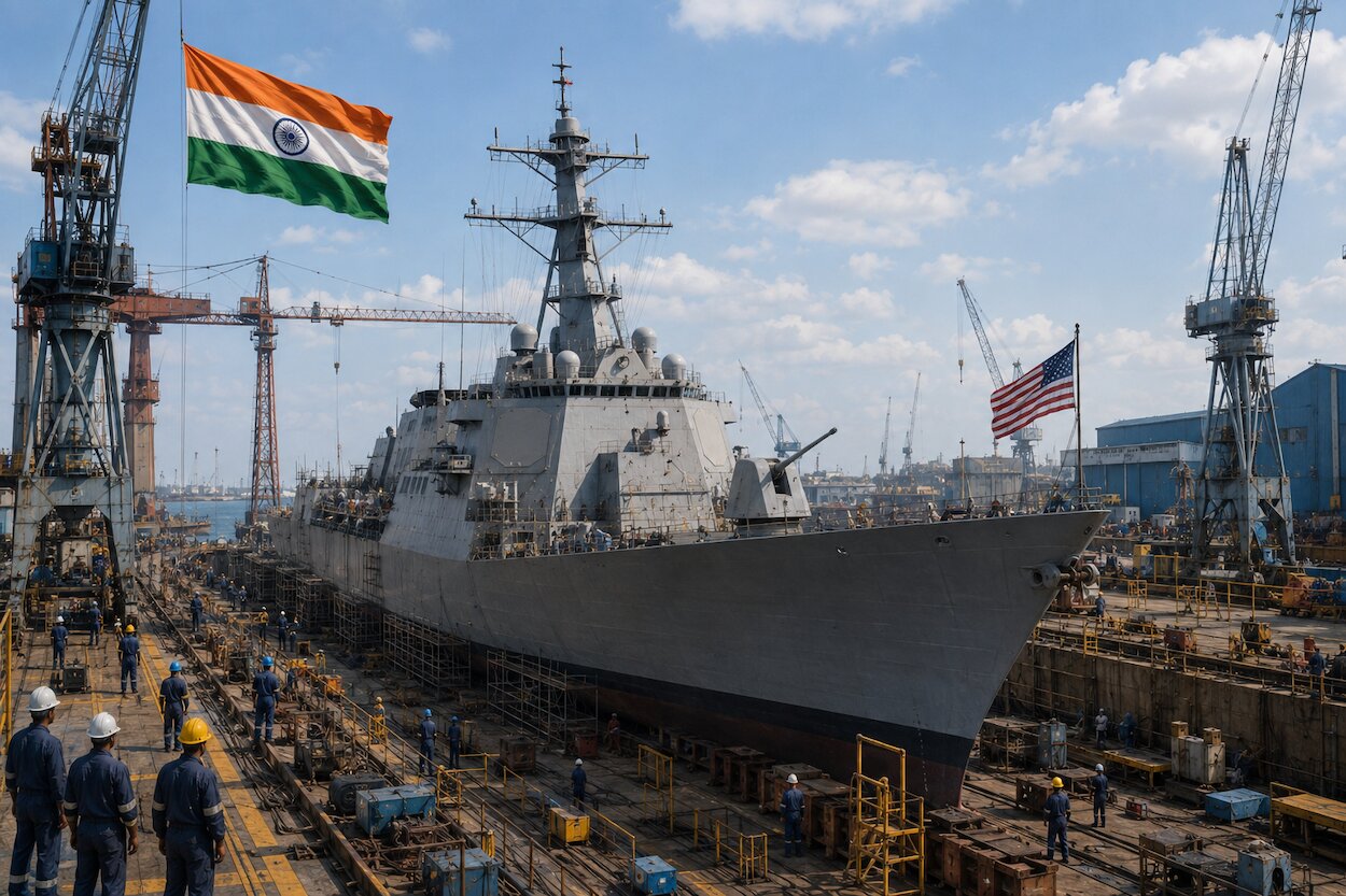 Trump’s foreign-shipbuilding waiver opens a narrow US Navy opportunity for Indian shipyards