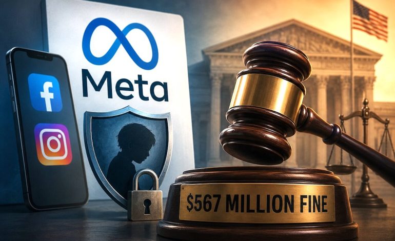 After facing heat in India, Meta fined $567 million in record child-safety court ruling in US