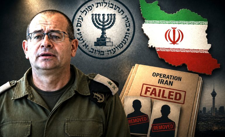 Mossad chief removes two senior officials after failed Iran operation, says Israeli media 