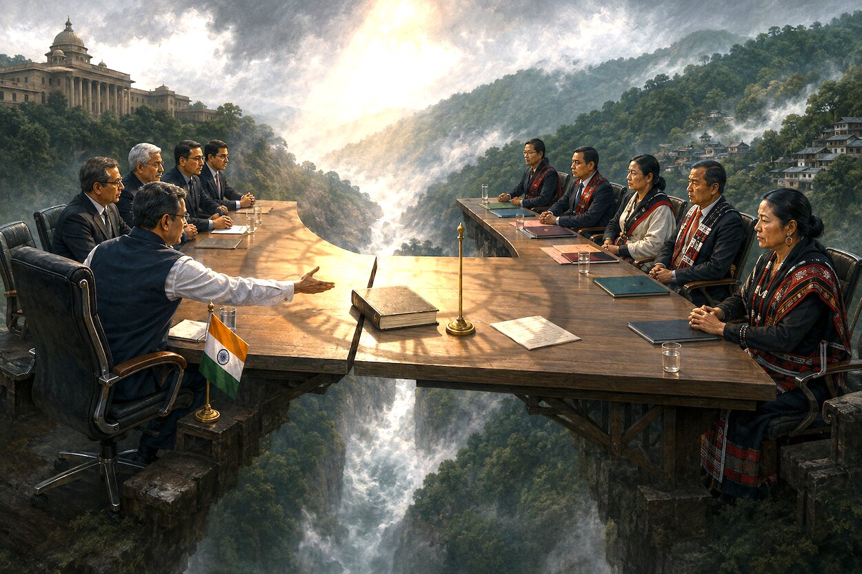 Naga peace talks get ministerial push. Explainer on why flag, constitution and rival accords still block a settlement