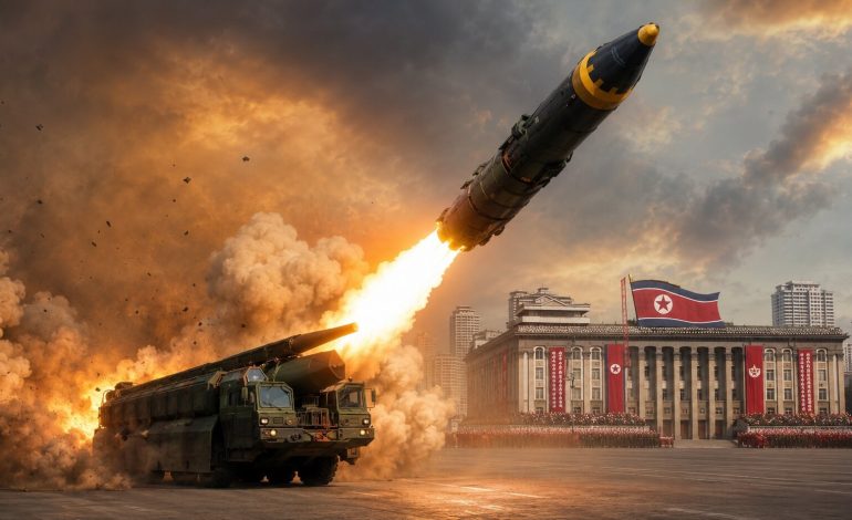 North Korea fires ballistic missile into East Sea, breaking six-week test pause