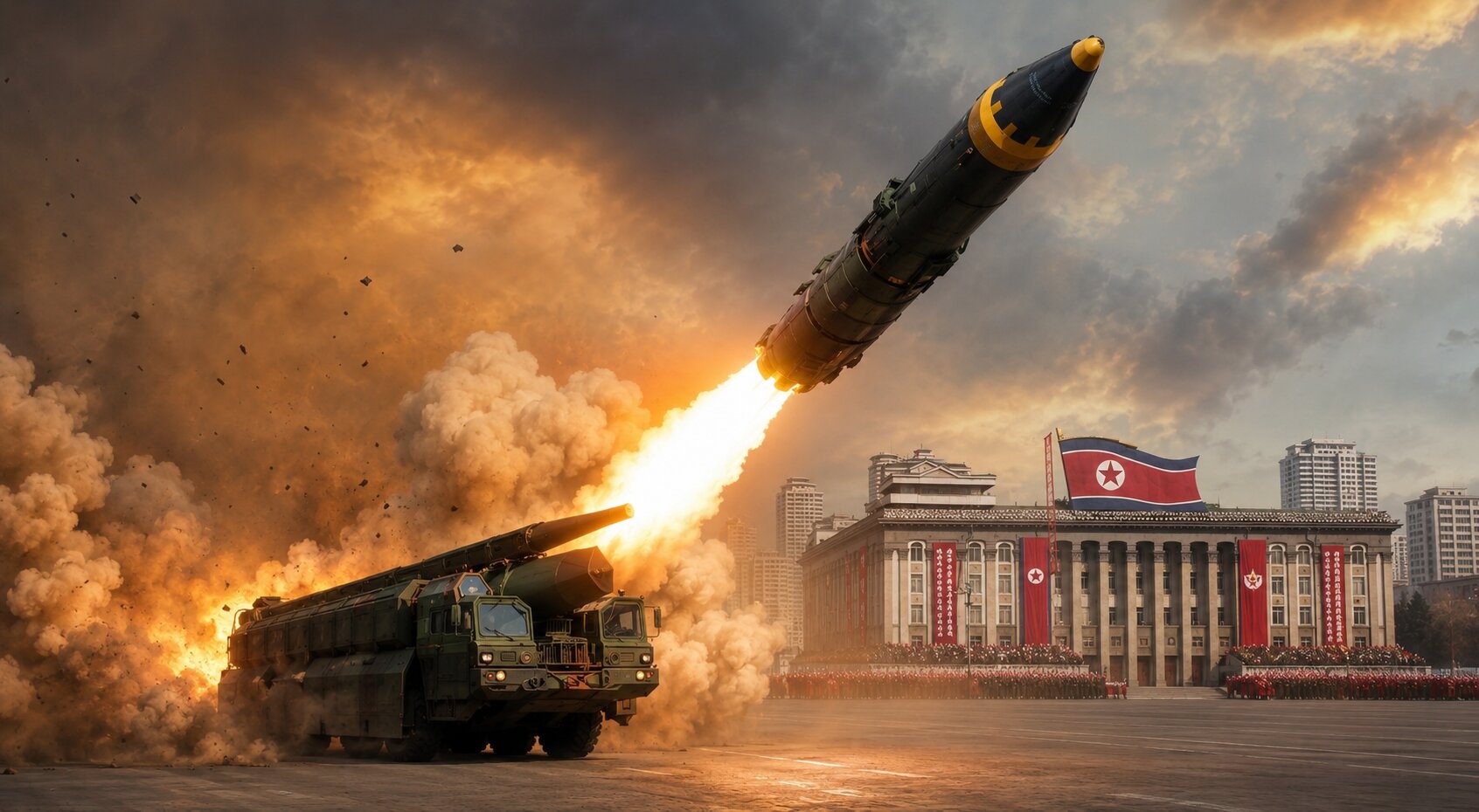 North Korea fires ballistic missile into East Sea, breaking six-week test pause