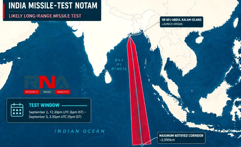 India issued for 2,995km missile-test Notam for September. Could New Delhi finally unveil Agni-6 ICBM?