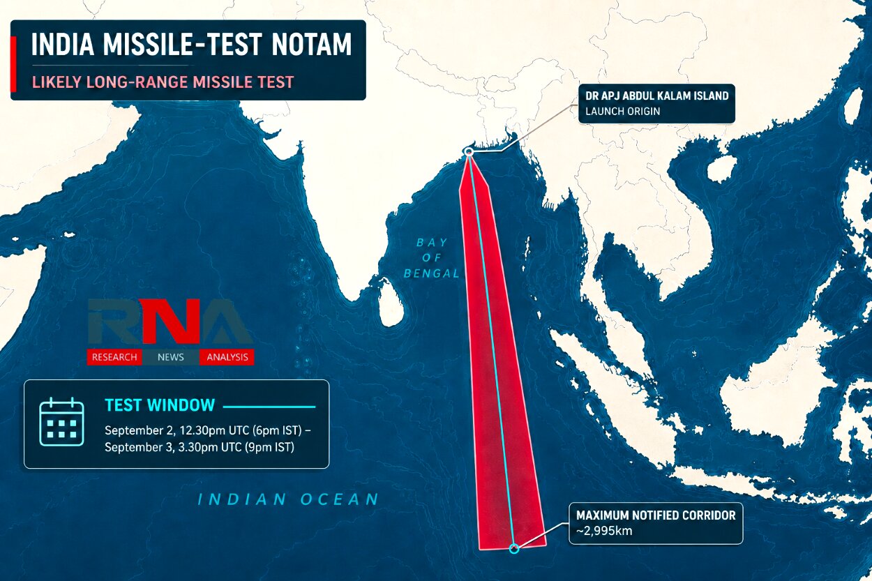 India issued for 2,995km missile-test Notam for September. Could New Delhi finally unveil Agni-6 ICBM?