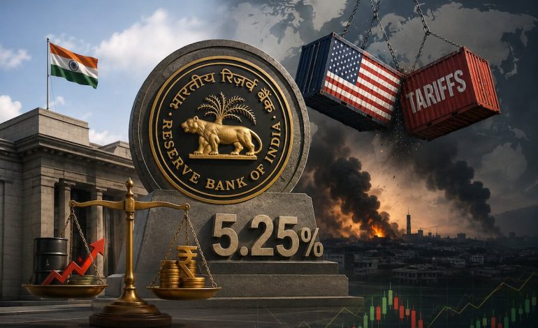 RBI holds repo rate at 5.25%, cites West Asia conflict and US tariffs as key risks