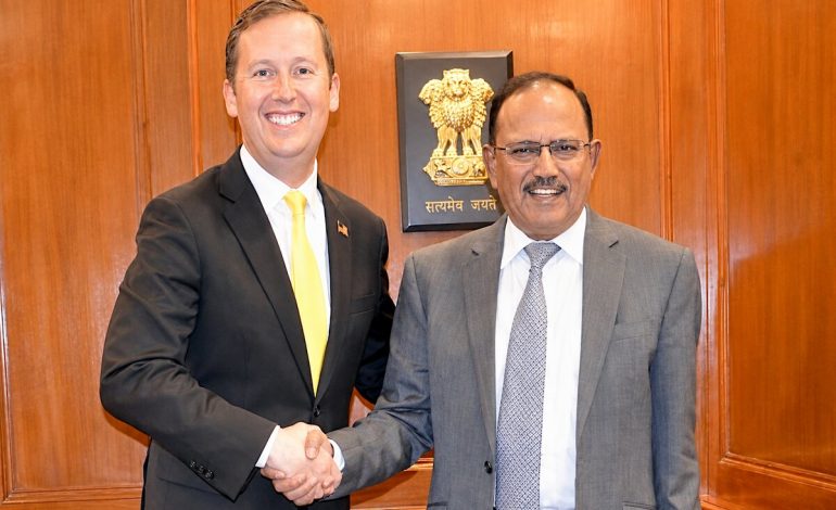 US envoy Sergio Gor meets NSA Ajit Doval, calls India partnership vital to global security