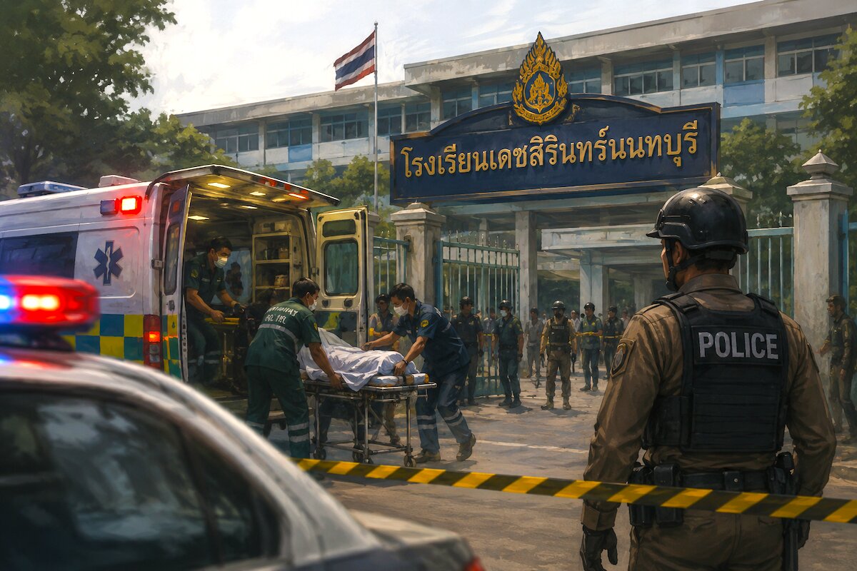 Gunman kills at least 7 at Bangkok-area school in Thailand’s deadliest shooting since 2022
