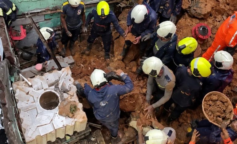 Six killed in Mumbai landslide as narrow lanes hamper rescue operations