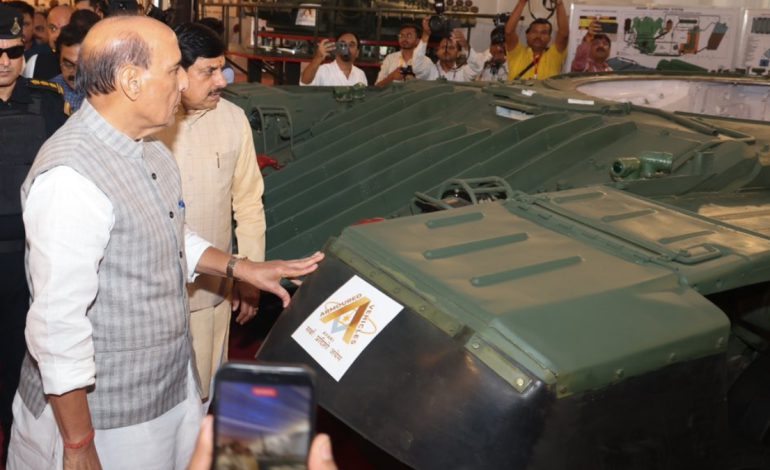 Rajnath Singh launches ₹472 crore Jabalpur project to keep T-72, T-90 tanks battle-ready, says tanks still very relevant