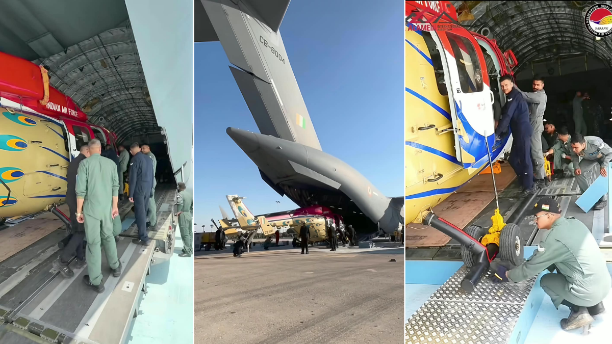 IAF’s Sarang display team arrives in Egypt for El Alamein International Airshow 2026