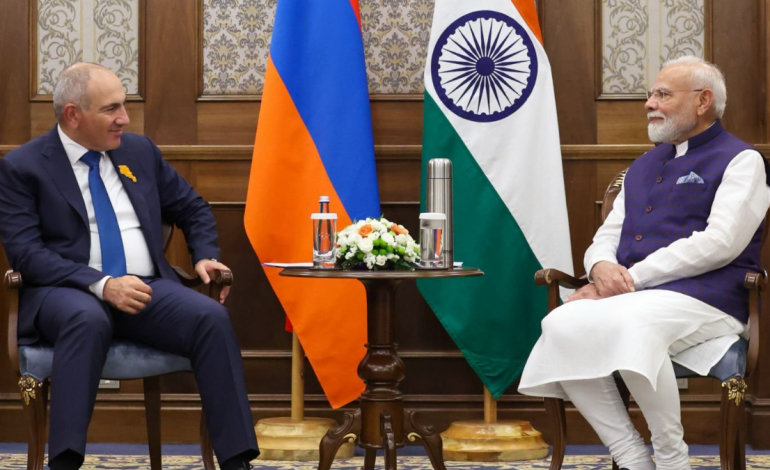 India-Armenia partnership gets fresh push at Modi-Pashinyan Bishkek meet
