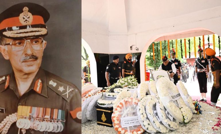 General V N Sharma, India’s 14th Army chief, cremated with full military honours