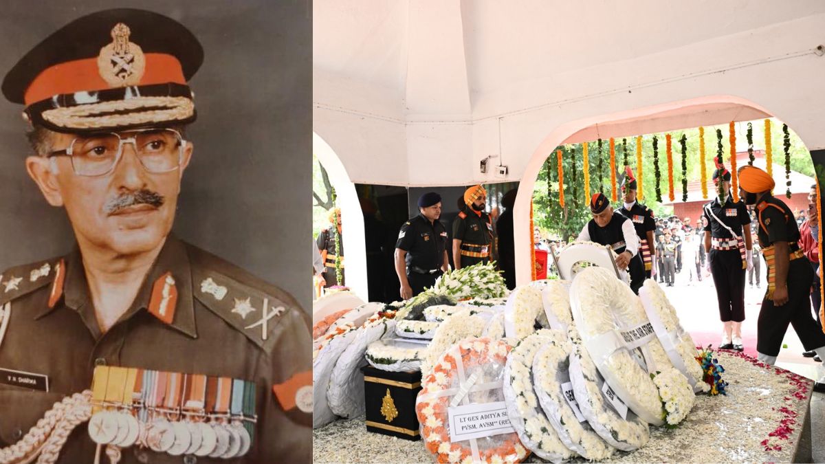 General V N Sharma, India’s 14th Army chief, cremated with full military honours