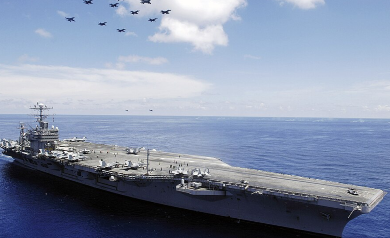US moves carrier from Pacific to Middle East as China steps up military activity