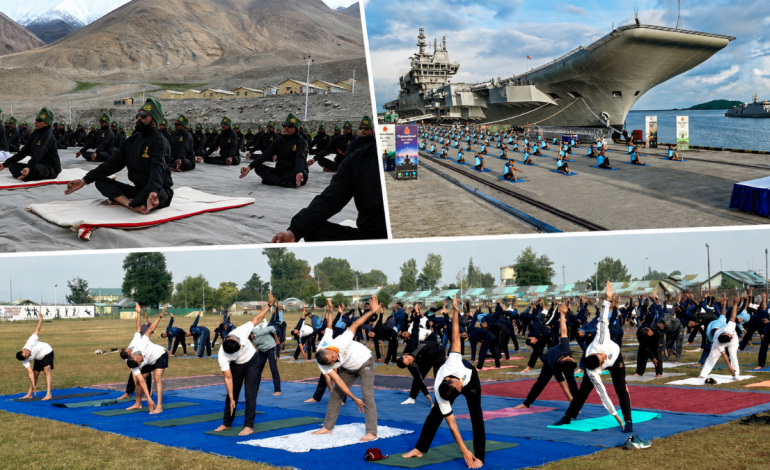 Indian armed forces training Agniveers in yoga, opening pathway to instructor careers