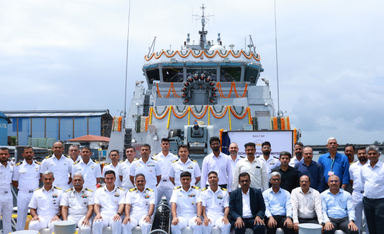 Indian Navy receives third ASW craft Mangrol, boosting indigenous coastal warfare capability