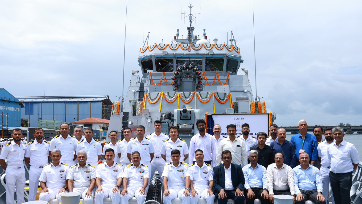 Indian Navy receives third ASW craft Mangrol, boosting indigenous coastal warfare capability