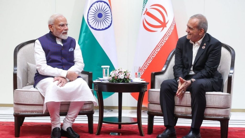 SCO Summit 2026, Narendra Modi, Masoud Pezeshkian, India-Iran Relations, Bishkek, West Asia, Iran, Ministry of External Affairs