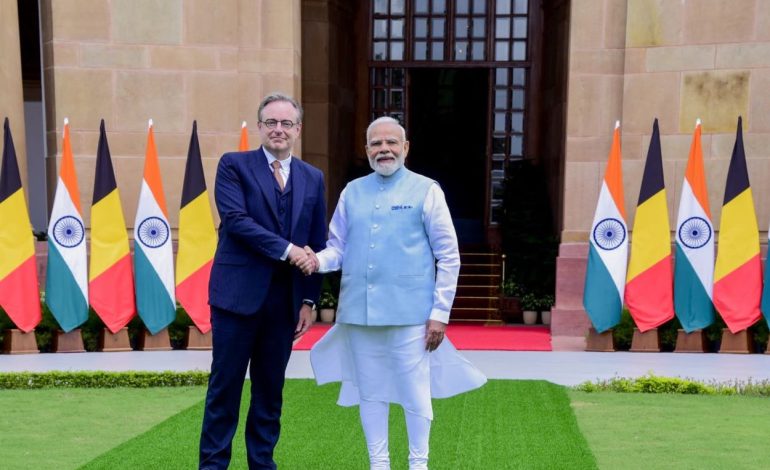 Modi holds bilateral talks with his Belgian counterpart, New Delhi and Brussels push for deeper military ties, co-production