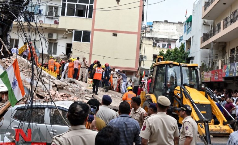 Delhi student hostel collapses, 3 killed, several feared trapped