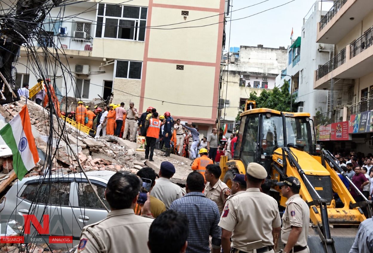 Delhi student hostel collapses, 3 killed, several feared trapped