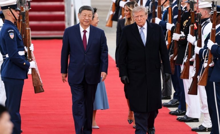 Trump and Melania personally welcome Xi and wife at airport as US announces extension of trade truce with China