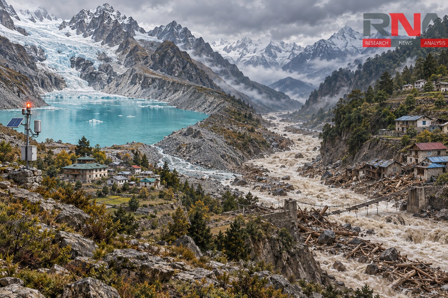 Ghepan Lake flood risk puts Lahaul-Spiti on guard; fresh Nepal deluge triggers river alert
