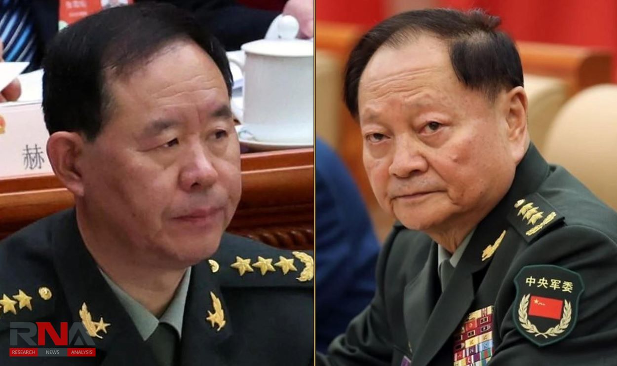 China formally announces expulsion of top generals Zhang Youxia and Liu Zhenli over alleged disloyalty and corruption