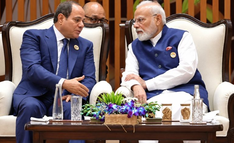 PM Modi and Egypt’s Sisi hold talks as New Delhi and Cairo seek to boost strategic partnership at BRICS summit