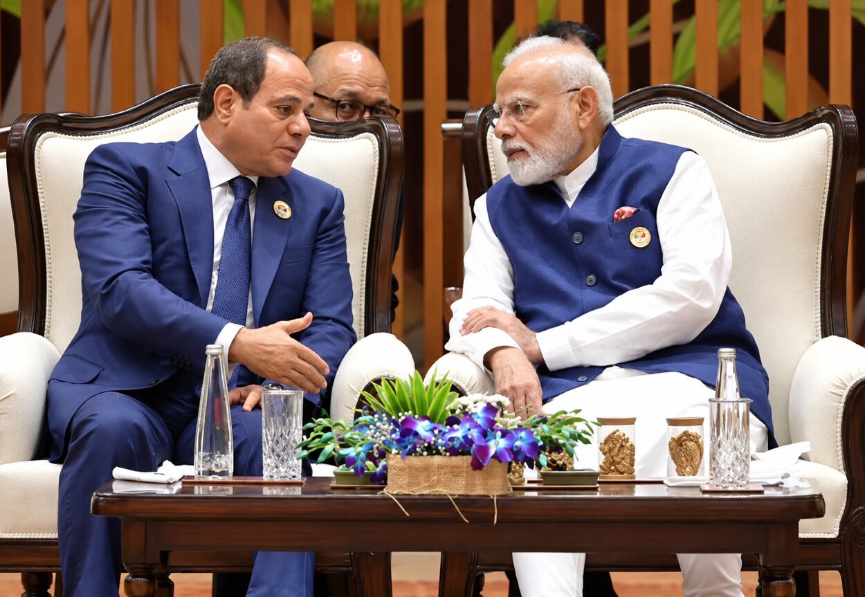 PM Modi and Egypt’s Sisi hold talks as New Delhi and Cairo seek to boost strategic partnership at BRICS summit