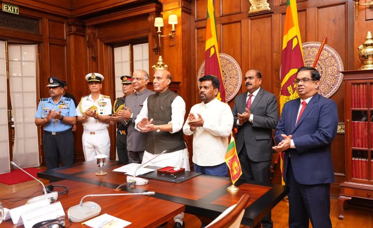 India will stand by Sri Lanka in every crisis, Rajnath Singh says in Colombo