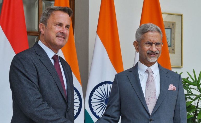 Jaishankar, Luxembourg Dy PM Bettel discuss trade, investment as India-EU FTA moves forward